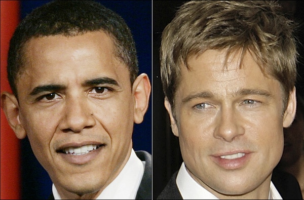 President Barack Obama and Brad Pitt are Relatives