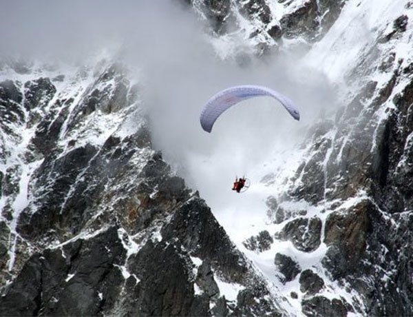 Paramotoring Over the Himalayas