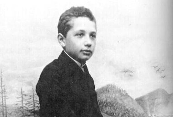 Einstein was a slow learner as a child and spoke very slowly.